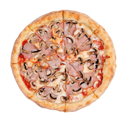 Пицца «Грибы и ветчина»