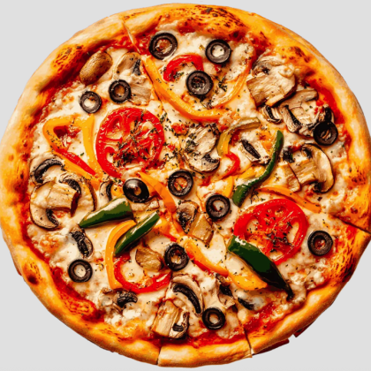 Пицца «Деревенская» с грибами